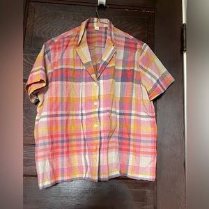 Runaway Bicycle Checkered Cotton Shirt